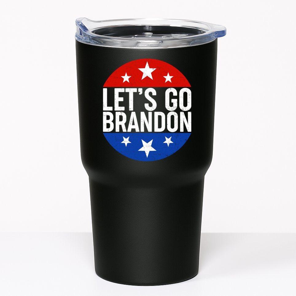 Lets Go Brandon Emblem FJB Chant Tumbler
