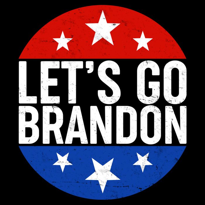 Lets Go Brandon Emblem FJB Chant Wool Snapback Cap