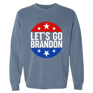 Lets Go Brandon Emblem FJB Chant Garment-Dyed Sweatshirt