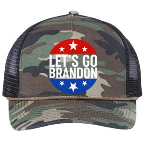 Lets Go Brandon Emblem FJB Chant Retro Rope Trucker Hat Cap