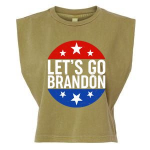 Lets Go Brandon Emblem FJB Chant Garment-Dyed Women's Muscle Tee