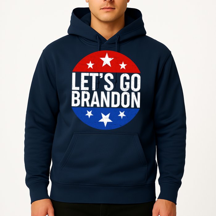 Lets Go Brandon Emblem FJB Chant Hoodie