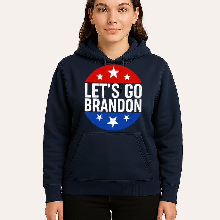 Lets Go Brandon Emblem FJB Chant Hoodie