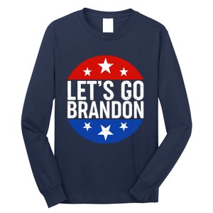 Lets Go Brandon Emblem FJB Chant Long Sleeve Shirt