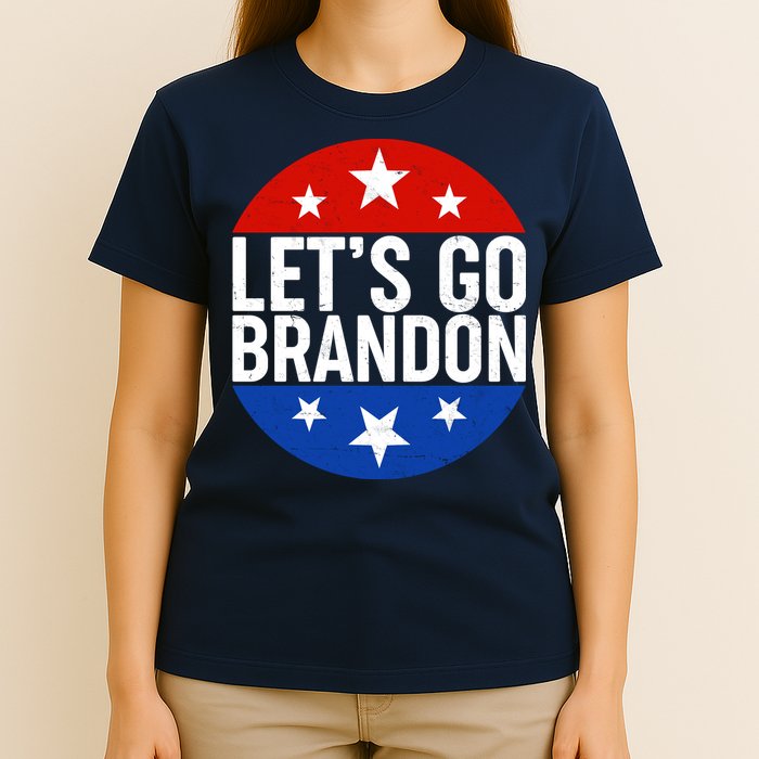 Lets Go Brandon Emblem FJB Chant T-Shirt