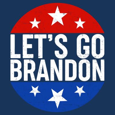 Lets Go Brandon Emblem FJB Chant T-Shirt