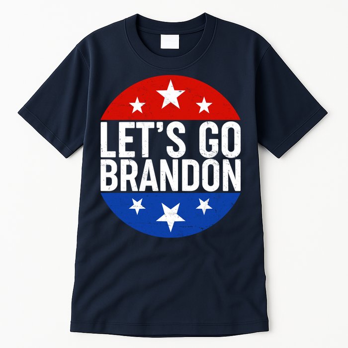 Lets Go Brandon Emblem FJB Chant Tall T-Shirt