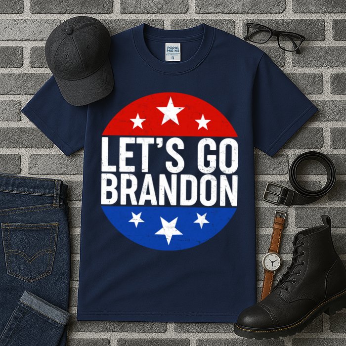 Lets Go Brandon Emblem FJB Chant Tall T-Shirt