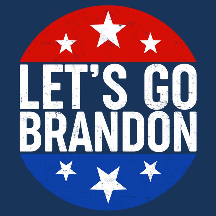 Lets Go Brandon Emblem FJB Chant Tall T-Shirt