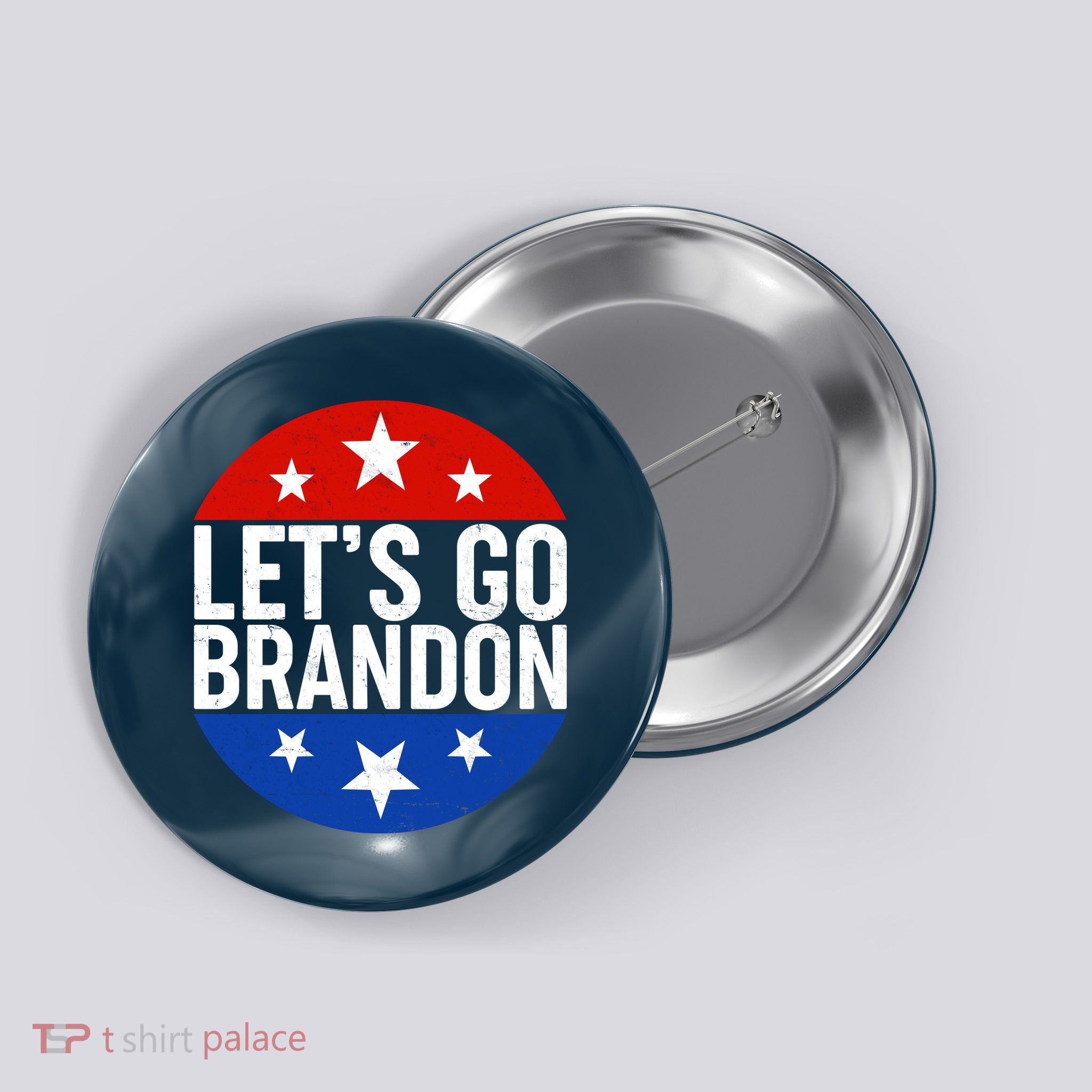 Lets Go Brandon Emblem FJB Chant Button