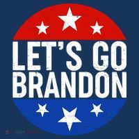 Lets Go Brandon Emblem FJB Chant Button