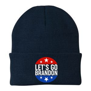 Lets Go Brandon Emblem FJB Chant Knit Cap Winter Beanie