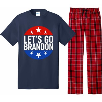 Lets Go Brandon Emblem FJB Chant Pajama Set