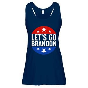 Lets Go Brandon Emblem FJB Chant Ladies Essential Flowy Tank