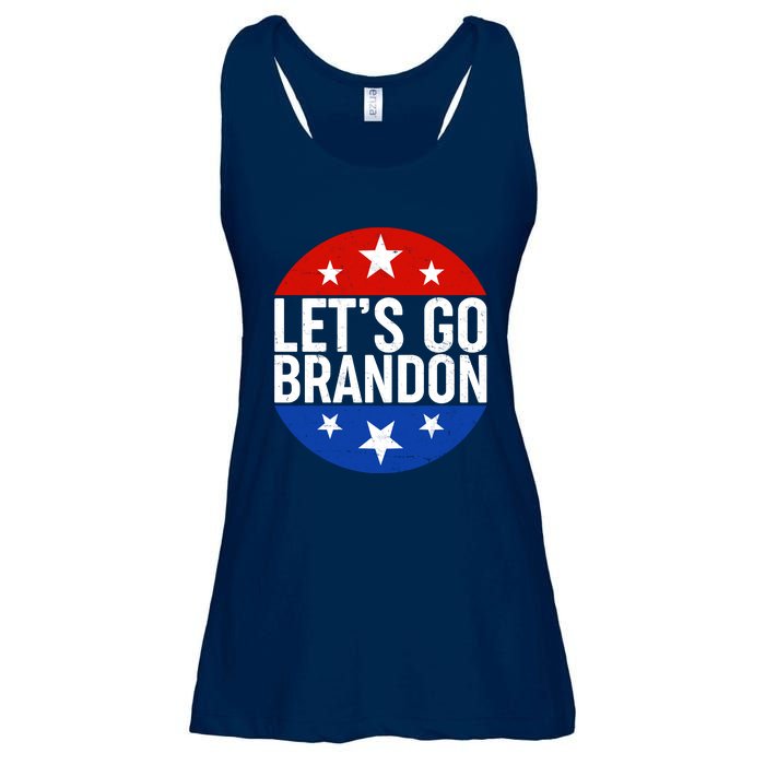 Lets Go Brandon Emblem FJB Chant Ladies Essential Flowy Tank