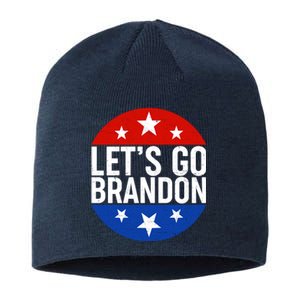 Lets Go Brandon Emblem FJB Chant Sustainable Beanie