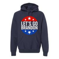 Lets Go Brandon Emblem FJB Chant Premium Hoodie