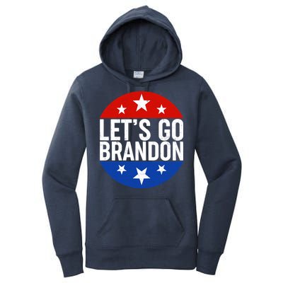 Lets Go Brandon Emblem FJB Chant Women's Pullover Hoodie