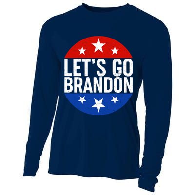 Lets Go Brandon Emblem FJB Chant Cooling Performance Long Sleeve Crew