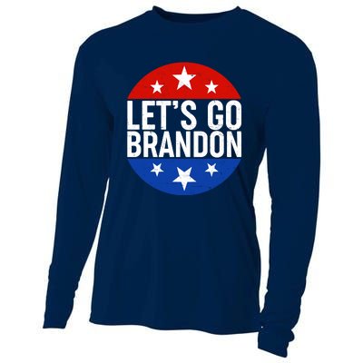 Lets Go Brandon Emblem FJB Chant Cooling Performance Long Sleeve Crew