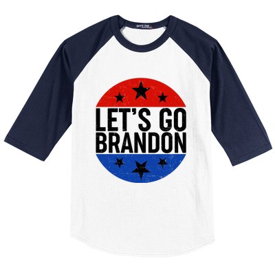 Lets Go Brandon Emblem FJB Chant Baseball Sleeve Shirt