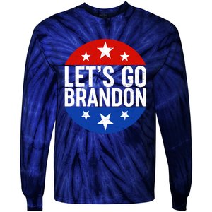 Lets Go Brandon Emblem FJB Chant Tie-Dye Long Sleeve Shirt