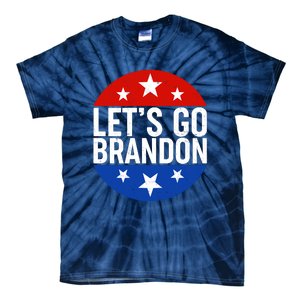 Lets Go Brandon Emblem FJB Chant Tie-Dye T-Shirt