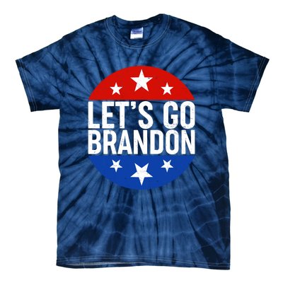 Lets Go Brandon Emblem FJB Chant Tie-Dye T-Shirt