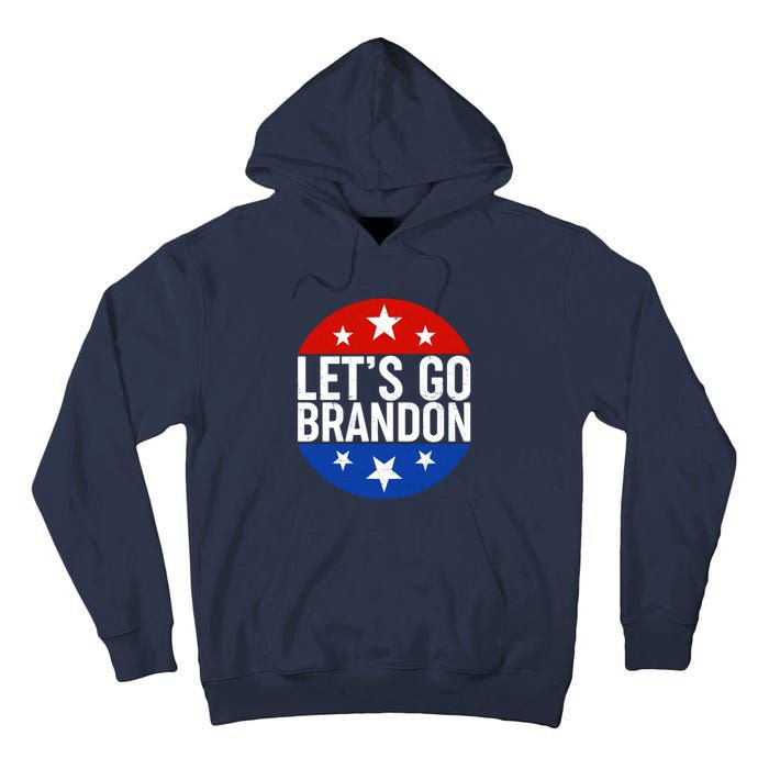 Lets Go Brandon Emblem FJB Chant Tall Hoodie