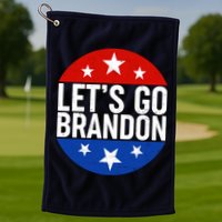 Lets Go Brandon Emblem FJB Chant Golf Towel