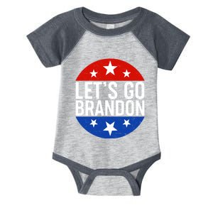 Lets Go Brandon Emblem FJB Chant Infant Baby Jersey Bodysuit