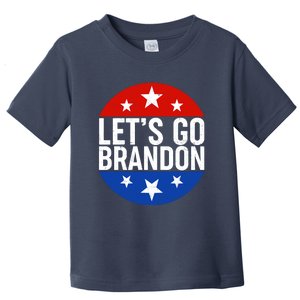 Lets Go Brandon Emblem FJB Chant Toddler T-Shirt