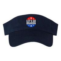 Lets Go Brandon Emblem FJB Chant Valucap Bio-Washed Visor