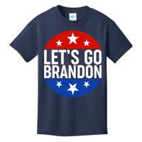 Lets Go Brandon Emblem FJB Chant Kids T-Shirt