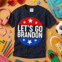 Lets Go Brandon Emblem FJB Chant Kids T-Shirt