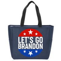 Lets Go Brandon Emblem FJB Chant Zip Tote Bag