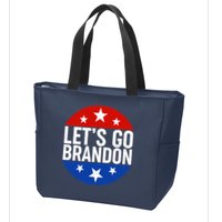 Lets Go Brandon Emblem FJB Chant Zip Tote Bag