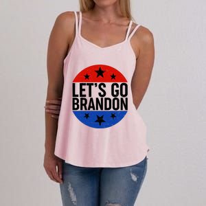 Lets Go Brandon Emblem FJB Chant Women's Strappy Tank