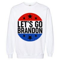 Lets Go Brandon Emblem FJB Chant Garment-Dyed Sweatshirt