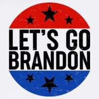 Lets Go Brandon Emblem FJB Chant Garment-Dyed Sweatshirt