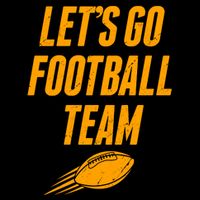 Let's Go Football Team Washington Football Fan Flatbill Hat