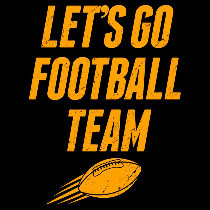 Let's Go Football Team Washington Football Fan Flatbill Hat