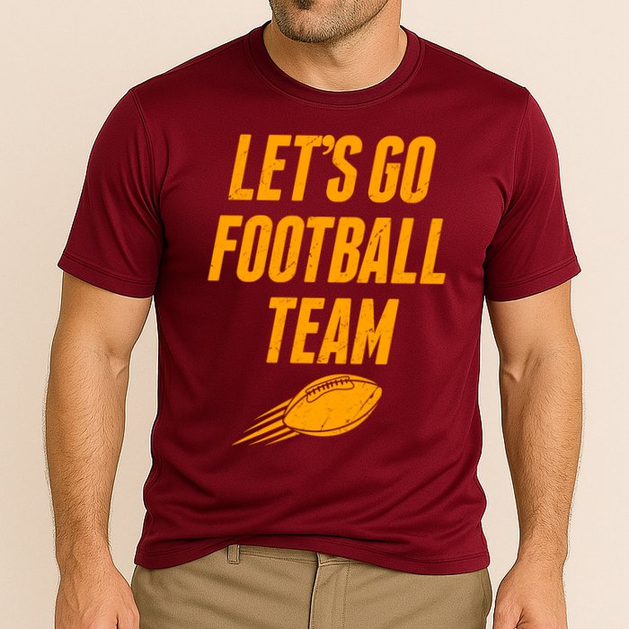 Let's Go Football Team Washington Football Fan Performance Shirt