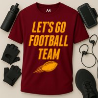 Let's Go Football Team Washington Football Fan Performance Shirt
