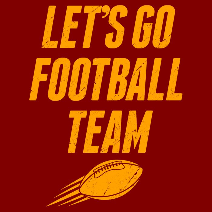 Let's Go Football Team Washington Football Fan Performance Shirt