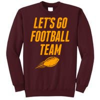 Let's Go Football Team Washington Football Fan Tall Sweatshirt