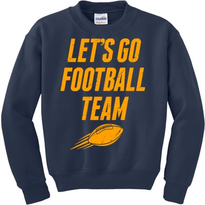 Let's Go Football Team Washington Football Fan Kids Sweatshirt