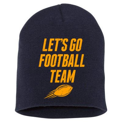 Let's Go Football Team Washington Football Fan Short Acrylic Beanie