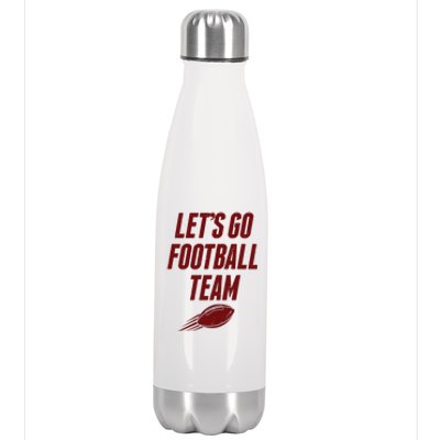 Let's Go Football Team Washington Football Fan Stainless Steel Insulated Water Bottle