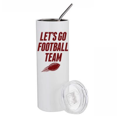 Let's Go Football Team Washington Football Fan Stainless Steel Tumbler